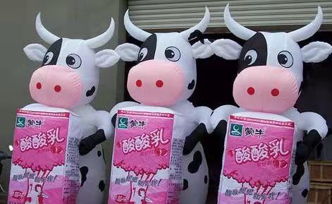 东城牛奶包装广告气模